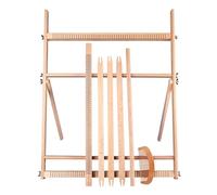 YXINAER Telar con Soporte Telar de Madera, máquina de Tejer Hilo for Adultos, Creativa, for Hacer Manualidades, for Hacer Bufandas, tapices y Textiles Grandes