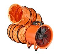 YXINHONGYUE 10m, Equipo de ventilación Industrial de Alta Resistencia con Manguera de conducto de 10 m Ventilador portátil de 2800 RPM Ventilador de Alta Velocidad para Taller 10 Pulgadas