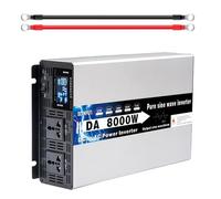 YXINHONGYUE 8000W inversor de Fase Dividida Puro Cargador del inversor de Onda sinusoidal DC 72V / 60V / 48V / 24V / 12V Entrada AC Salida 110V 240V convertidor de energía Solar,60v to 110v 60hz