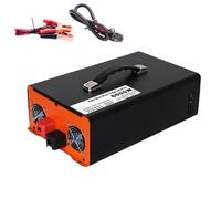 YXINHONGYUE Inversor de Onda Sinusoidal Pura 3000W DC 12V/24V/48V/60V/72V/96V a AC 110V/220V con Pantalla LED, Conversor con Inversor de Baja Frecuencia para Coche,72v to 220v