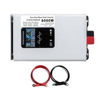 YXINHONGYUE Inversor De Onda Sinusoidal Pura Fuera De Red DC 12 V A CA 220 V 60 Hz Convertidor 8000 W (Pico)/4000 W Inversor Solar para Coche con Pantalla LCD,60v to 220v 50hz
