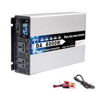 YXINHONGYUE Inverter 60V a 110V, 4000W Pure Sinus Wave Inverter, DC 12V-72V a AC 110V / 220V, 8000W Potencia máxima con Pantalla led para Coche, convertidor de energía para el hogar,12v to 220v 50hz