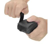 YXINHONGYUE Negro, Mini generador Manual móvil portátil Adecuado para Cargador de Respaldo de manivela Manual de Emergencia Fuera de la Red con luz LED Puerto de Salida USB estándar (Negro)