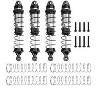 YXIUEYINGE Juego de amortiguadores de Aceite de aleación de Aluminio 1/18 for Losi Mini, Piezas de actualización for LMT 4X4 Monster Truck.(Army Green)