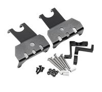 YXIUEYINGE Placa Protectora de Eje Delantero y Trasero de aleación de Metal for Axial Wraith 90048 90053 1/10 RC Crawler Car Model Parts(Schwarz)