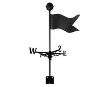 YXKJHH Veleta de Acero Inoxidable con Forma de Veleta de Metal, Estilo Retro de Granja, para jardín, indicador de dirección del Viento para casa, Garaje, cúpula y Granero.