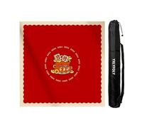 YXLYFDLY Mahjong Mat - Mantel de Mahjong silencioso y con reducción de ruido con bolsa de transporte, tapete de juego grande para mahjong, póquer, cartas, juegos de azulejos (85 cm)