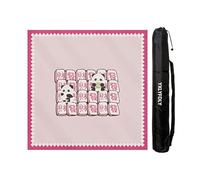 YXLYFDLY Mantel de Mahjong grueso y antideslizante con bolsa de transporte, tapete de juego grande para mahjong, póquer, cartas, juegos de azulejos (75 cm)