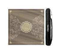 YXLYFDLY Mantel Mahjong grueso y reductor de ruido con bolsa de transporte, tapete de juego grande para mahjong, póquer, cartas, juegos de azulejos (140 cm)