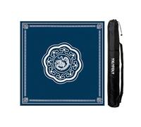 YXLYFDLY Mantel Mahjong suave silencioso y de reducción de ruido, con respaldo de goma, tapete de juego grande para póquer, cartas, juegos de azulejos (95 cm)