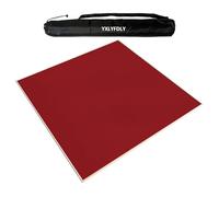 YXLYFDLY Tapete grande de Mahjong con respaldo de goma, mantel suave y antideslizante, tapete de mesa para Mahjong, Paigow, Poker, cartas y juegos de mesa (rojo, 100 cm)