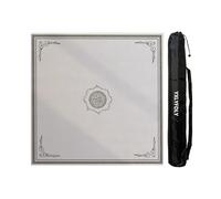 YXLYFDLY Tapete Mahjong de estilo chino antideslizante y reducción de ruido, mantel de Mahjong con respaldo de goma, tapete de juego grande para póquer, cartas, juegos de azulejos (85 cm)