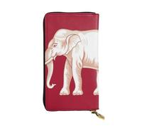 YXLymxDAMAI Cartera de cuero de alta calidad con bandera suiza, elegante cartera larga con cierre de cremallera, carteras ideales para uso diario, Bandera de soberanía siamesa, Talla única