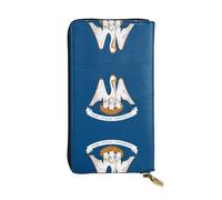 YXLymxDAMAI Cartera de cuero de primera calidad con bandera irlandesa retro, elegante cartera larga con cierre de cremallera, carteras ideales para uso diario, Cantidad:, Talla única