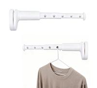 Yxmohala Tendedero de viaje pequeño, de 2 piezas, para camping, portátil, extensible, para ahorrar espacio, adecuado para hotel, balcón, dormitorio, salón de lavandería, exterior