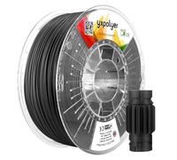 YXPOLYER Filamento ABS-CF de 1,75 mm, 1 kg, reforzado con fibra de carbono, ABS 3D, filamento para impresora 3D con bobina transparente reutilizable compatible con AMS