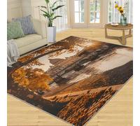 YXQAIED Alfombra de la basílica de Italia, alfombra de la ciudad de Peter Roma, 100 x 200 cm, alfombra para dormitorio, sala de estar, puesta de sol en el río Tíber, alfombras para niños, para