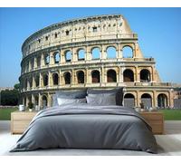 YXQAIED Itlay - Mural de pared del Coliseo de Roma, papel pintado histórico de fama mundial, papel pintado fotográfico de ruinas de edificios antiguos, murales grandes, decoración para sala de estar y