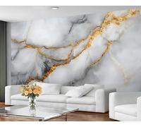 YXQAIED Papel pintado de mármol gris, papel tapiz fotográfico de mármol gris, póster texturizado agrietado para dormitorio, sala de estar, decoración del hogar (no se pela ni se pega)