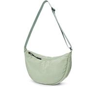 YXQSED Media Luna Bolsa para Mujeres Hombres, Nylon Media Luna Bolsas Hobos Crossbody Bolsa Bolso con Correa Ajustable Color Sólido Bolsa de Hombro