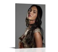 YXRONG Póster decorativo de Megan Fox.2 con diseño de actor Megan Fox.2, pintura al óleo, lienzo artístico, decoración de dormitorio, 30 x 45 cm, estilo marco
