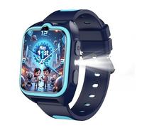 Yxtel Reloj Inteligente Niño 4G Smartwatch Niños con GPS, Videollamadas, SOS, Linterna LED, Cámara, Podómetro, IP68, Modo Escuela, Despertador, Mensajes, Azul para Niñas y Niños