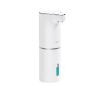 YXWJ Dispensador de jabón para encimera de 10,6 oz/300ml, dispensador de loción Recargable con Sensor Inteligente Ajustable para baño, Cocina, Blanco
