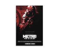 YXWOYNHY Póster de videojuego Metro 2033, pintura decorativa, lienzo, póster de pared e imagen artística moderna para decoración de dormitorio familiar, pósteres de 20 x 30 pulgadas (50 x 75 cm)