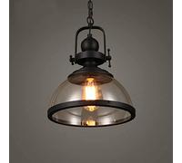 YXWYXWA 1-Light Retro Outdoor with Clear Glass Shade, Black Industry Hanging Porch Light, Exterior Pendant Lighting For Gazebo Patio Kitchen Dining Bedroom Interesting