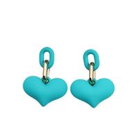 YXWYXWA 3D Love Drop Earrings Women and Girls Heart Earrings Lightweight Statement Earrings Women and Girls Birthday Christmas Jewelry