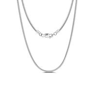 YXWYXWA 925 Sterling Silver Necklace, Necklaces for Women for Wedding 1mm Snake Chain Silver Jewelry for Birthday