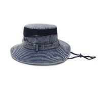 YXWYXWA Big Brim Fisherman Hat Spring and Summer Mesh Breathable Sun Hat Washed Cowboy Hat Outdoor Leisure Basin Hat