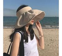YXWYXWA Big Eaves Sunscreen Hat Female Summer Travel Everything Empty Top Hat Sunshade Sunscreen Hat Female