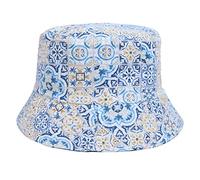 YXWYXWA Bucket Hat Outdoor Sports Fishing Cap Vacation Beach Floral Wide Brim Fisherman Sun Hat
