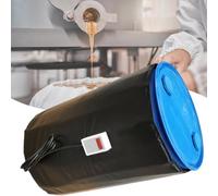 YXWYXWA Calentador de Tambor eléctrico con Control de Temperatura Digital para Aplicaciones anticondensación y anticongelante