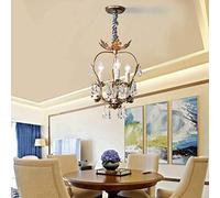 YXWYXWA Clear Crystal Romantic Pendant Light Mid Century Retro K9 Crystal E14 Ceiling Spotlight Raindrop Elegant Hanging Lamp Dining Living Room Bedroom Hall Basilica Interesting