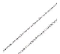 YXWYXWA Collar de Acero Inoxidable Oro/Plata/Negro, Cadena de Enlace de 46-50 cm, Hombres de Collar de 1.7/2 mm para Boda