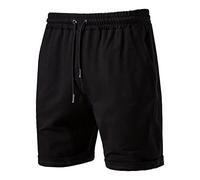 YXWYXWA Cotton Sweatpants Shorts Men Casual Sport Gym Running Short Pants Summer Fitness for Men