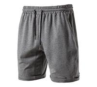 YXWYXWA Cotton Sweatpants Shorts Men Casual Sport Gym Running Short Pants Summer Fitness for Men