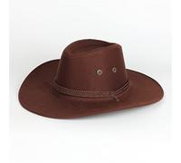 YXWYXWA Cowboy Hat Men and Women Hat Three Rope Knight Hat Cowboy Hat
