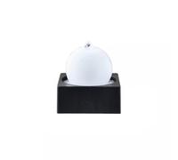 YXWYXWA Desktop Fountain Living Room White Desktop Small Flowing Water and Minimalist Office Circular Fountain Decorations Plastic Desktop Fountain Tabletop Fountain (Color : White)