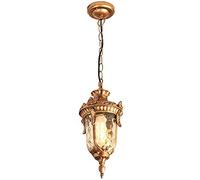 YXWYXWA E27 European Style Outdoor Waterproof Garden Aisle Villa Gazebo Balcony Hanging Ceiling Light American Outdoor Creative Courtyard Corridor Ceiling Light Interesting