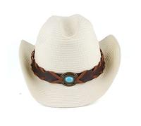 YXWYXWA Ethnic Style Curved Edge Hat Denim Style Hat Outdoor Casual Jazz Style Sunscreen Hat