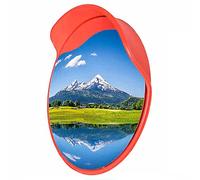 YXWYXWA Exterior, Espejo de Seguridad, Espejo de Entrada, Espejo de tráfico de Punto Ciego, Adecuado para Entrada de Garaje, Parque al Aire Libre, Espejo de Punto Ciego de Seguridad Curvo con Vista