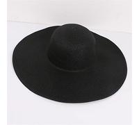 YXWYXWA Fashion Big Large Wide Brim Hat Solid Plain Floppy Beach Sun Hat Packable Summer Hats for Women Lady Hat Beach Cap