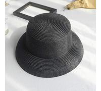 YXWYXWA Foldable Seaside Vacation Beach Hat Straw Woven All-Match Sun Protection Sun Hat