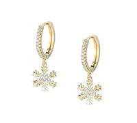 YXWYXWA Hoop Earrings For Women Flower Moon Zircon Piercing Earring Earings Jewelry Pendientes