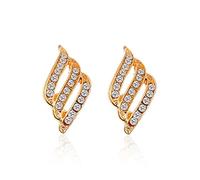 YXWYXWA Jewelry for Women Women Silver Earrings, E541 Fashion Trendy Metal Drop Earrings For Women Double Round Gloden Boho Earring Jewelry Oorbellen Brincos Gifts For Girlfriend, Wife, Sister,