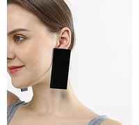 YXWYXWA Jewelry for Women Women Silver Earrings, Europe America Fashion Exageration Big Rectangle Aryclic Meterial Women Drop Earrings For Girl Birthday Gift Parties Gifts For Girlfriend, Wife,