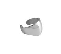 YXWYXWA Jewelry for Women Women Silver Earrings, Real 925 Sterling Silver Women Clip Earrings Gold Silver Color Minimalist Irregular For Female Charming Party Fine Jewelry Gifts For Girlfriend, Wife,